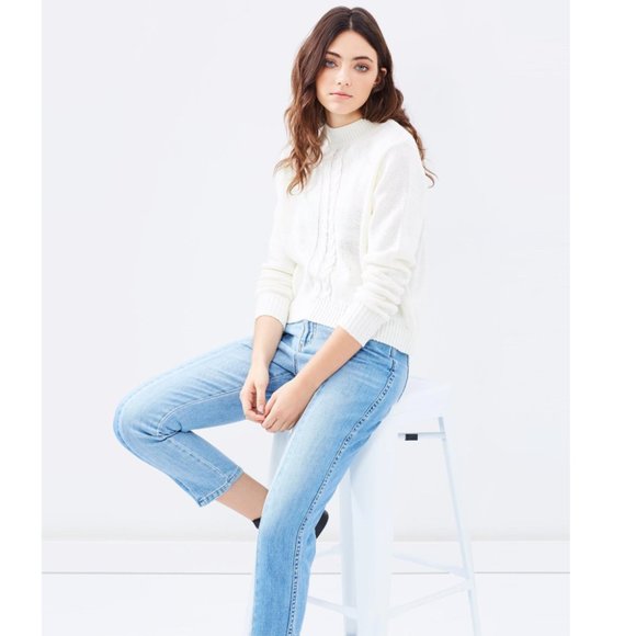 New FIFTH LABEL high waisted straight leg Jeans - Picture 6 of 16